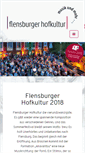 Mobile Screenshot of flensburger-hofkultur.de